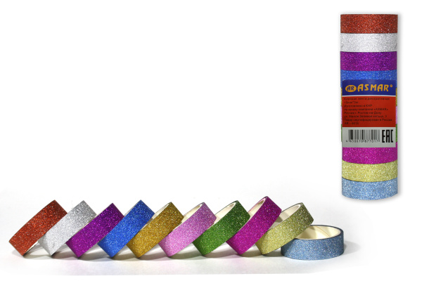 Скотч декоративный 15 мм х 3 м 150 mic, (10 шт;уп), AR-4415